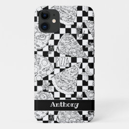 Illustration coole Pizzaslicen und Kräuter Case-Mate iPhone Hülle