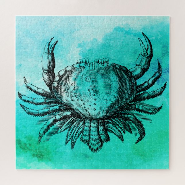 Illustration Crabe (animal sous-marin) Puzzle (Horizontal)