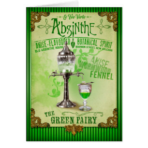 Illustration d'absinthe de collection de NOLA