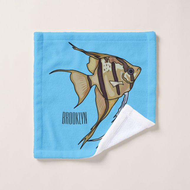 Illustration d'angelfish (Gant de toilette)