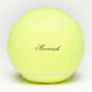 Illustration de balle de tennis à nom personnalisé