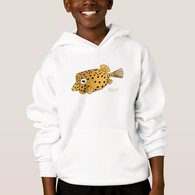 Illustration de boxfish jaune (Devant)