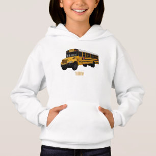 Illustration de bus scolaire de dessin animé