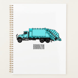 Illustration de camion à ordures