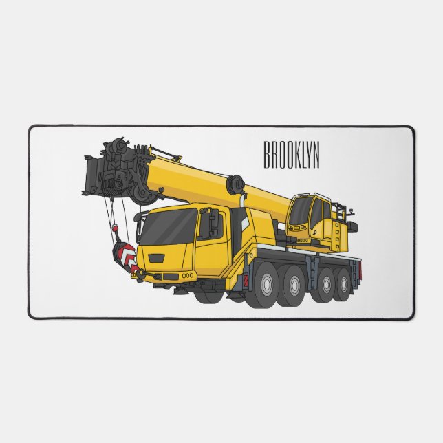 Illustration de camion de grue (Recto)