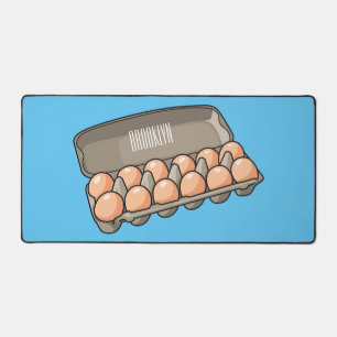 Illustration de carton d'oeufs