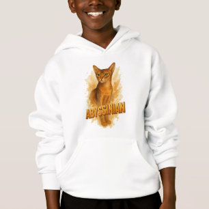 Illustration de chat abyssinique artistique Aquare