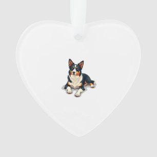 Illustration de chien de portrait de Border Collie
