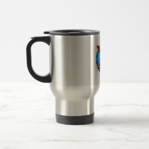 Illustration de chien mignon Mug de voyage en acie