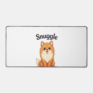 Illustration de chien mignon Pomeranian câlin vint