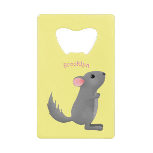 Illustration de chinchilla gris mignon