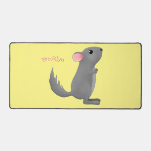 Illustration de chinchilla gris mignon