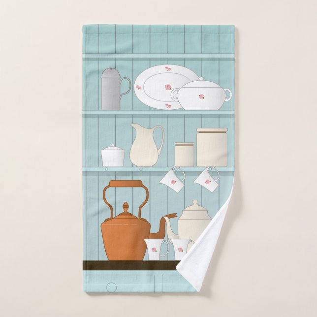 Illustration de cuisine vintage (Serviette à main)