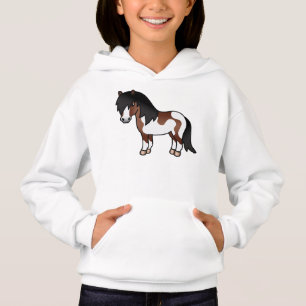 Illustration de dessin animé de poney Shetland Pin