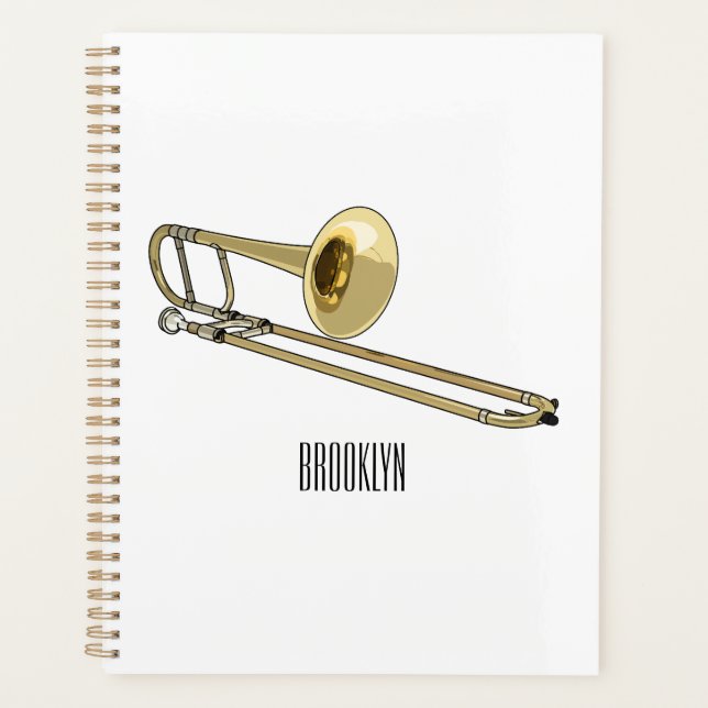 Illustration de dessin animé de Trombone (Devant)