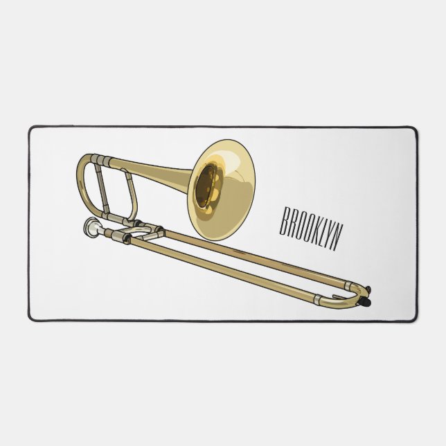 Illustration de dessin animé de Trombone (Recto)
