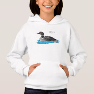 Illustration de dessin animé d'oiseau plongeur
