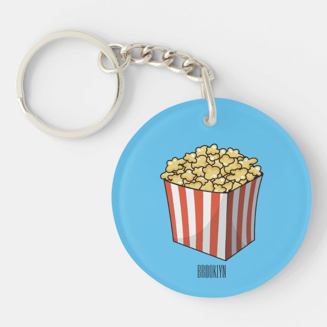 Illustration de dessin animé Popcorn (Devant)