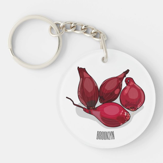 Illustration de dessin animé Shallot (Devant)