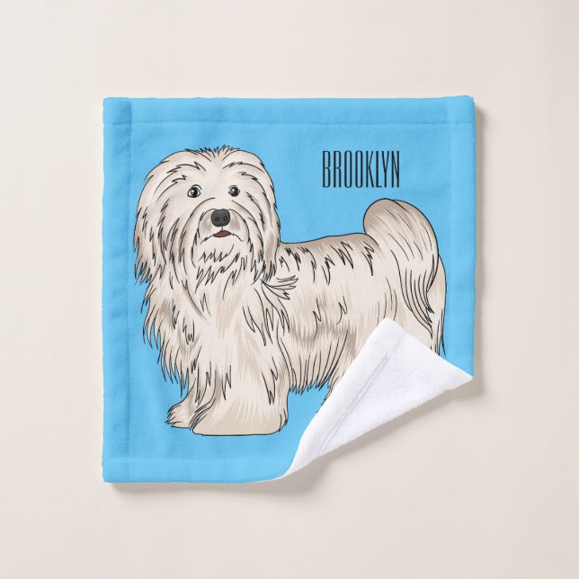 Illustration de dessin de chien de Havan (Gant de toilette)