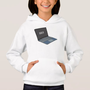 Illustration de dessin sur ordinateur portable