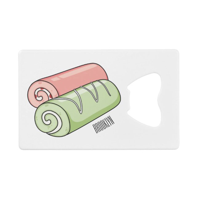 Illustration de gâteau suisse roll / roll (Devant (Horizontal))