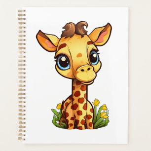 Illustration de girafe de dessin animé