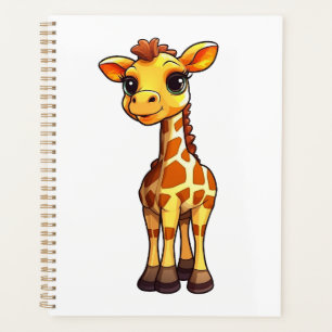 Illustration de girafe de dessin animé