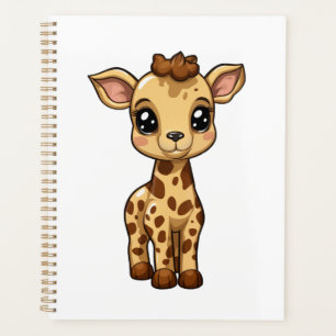 Illustration de girafe de dessin animé