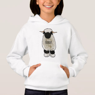 Illustration de la caricature de mouton Valais Bla