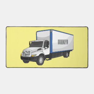 Illustration de la caricature du camion-boîte