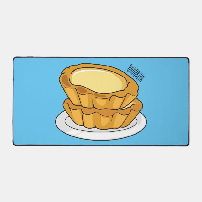 Illustration de la tarte à l'oeuf (Recto)