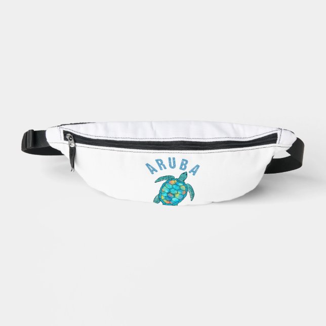 Illustration de la tortue de mer d'Aruba Beach (Recto)