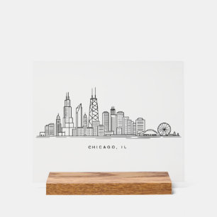 Illustration de la ville de Chicago IL