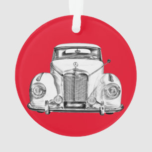 Illustration de la voiture classique de luxe Merce