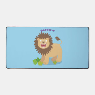 Illustration de l'effervescence de lions heureux