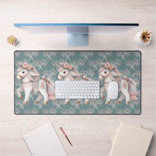 Illustration de l'Imaginaire Floral Pastel Horse