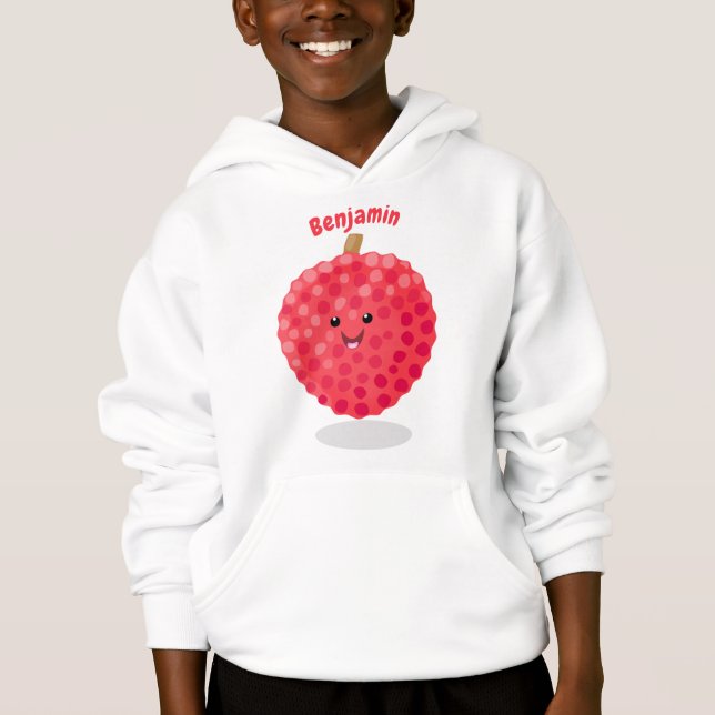 Illustration de litchee rose mignon (Devant)