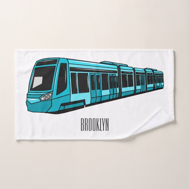 Illustration de locomotive électrique (Serviette à main)