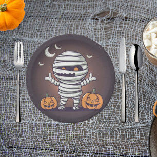 Illustration de maman mignonne Assiette en papier 