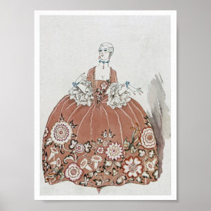Illustration de mode d'art déco