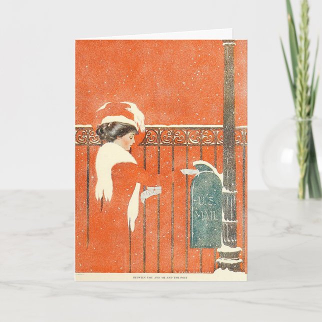 Illustration de Noël Coles Phillips 1911 Carte de  (Devant)