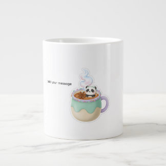 Illustration de Panda Kawaii Mignon dans une Tasse