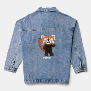 Illustration de panda rouge mignon