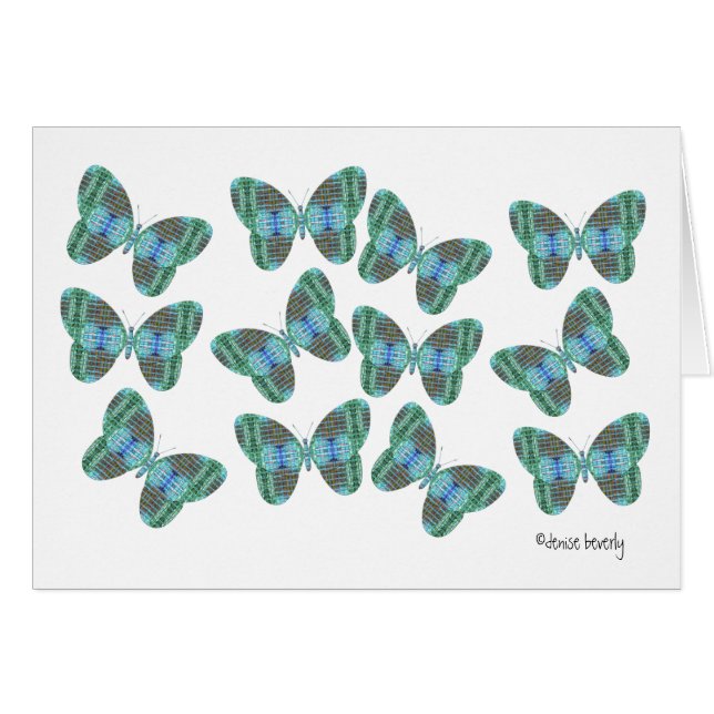 Illustration de papillon à bijoux (Devant horizontal)