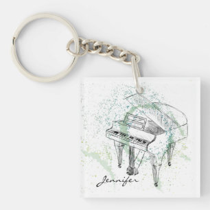 Illustration de piano personnalisée Art Dessin Amo