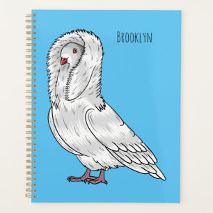 illustration de pigeon jacobin de dessin animé