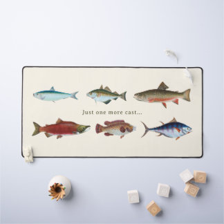 Illustration de poisson vintage colorée