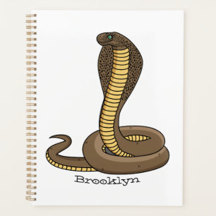 Illustration de serpent à cobra Brown