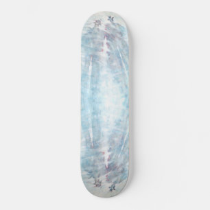 Illustration de skateboard avec des gens de l'ombr